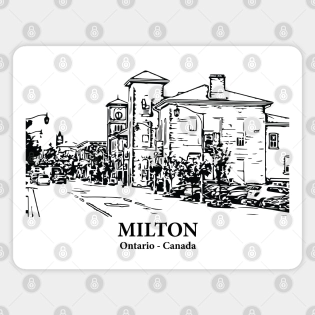 Milton - Ontario Magnet by Lakeric